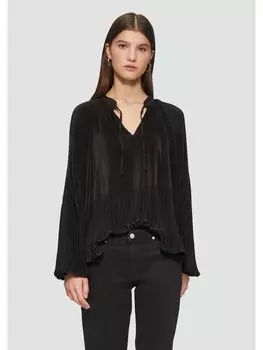 Блуза QS Bluse langarm, черный