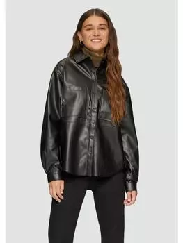 Блуза QS Bluse langarm, черный