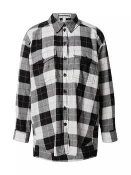 Блуза Qs, черный/белый