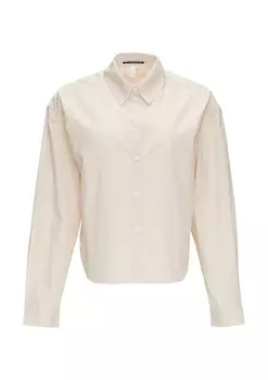 Блуза QS, цвет Cream/Camel