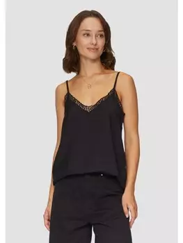 Блуза QS keine rmellnge, черный