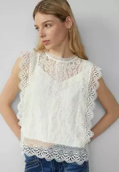 Блуза QS, кремовый