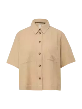 Блуза QS kurzarm, бежевый