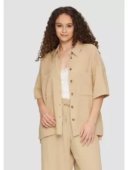 Блуза QS kurzarm, бежевый