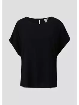 Блуза QS kurzarm, черный