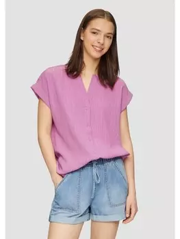 Блуза QS kurzarm, фиолетовый