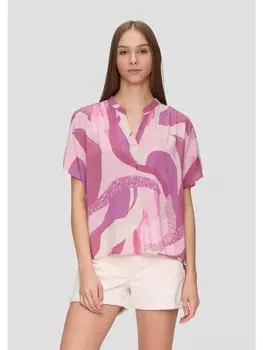 Блуза QS kurzarm, фиолетовый