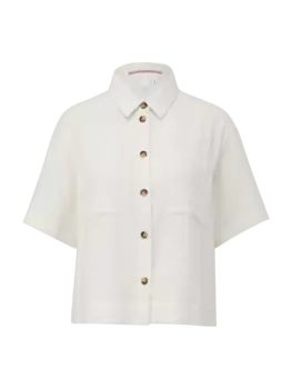 Блуза QS kurzarm, кремовый