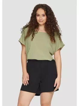 Блуза QS kurzarm, оливковый