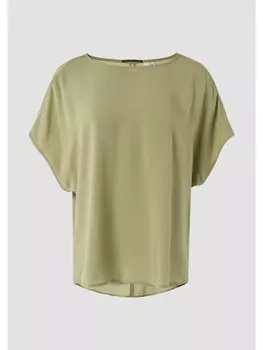 Блуза QS kurzarm, оливковый