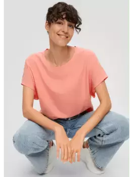 Блуза QS kurzarm, оранжевый