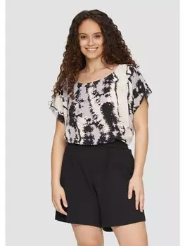 Блуза QS kurzarm, серый