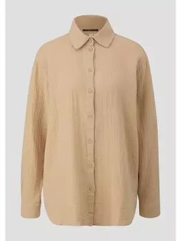 Блуза QS langarm, бежевый