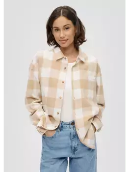 Блуза QS langarm, бежевый