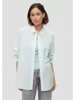 Блуза QS langarm, бирюзовый