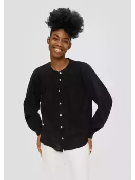 Блуза QS langarm, черный