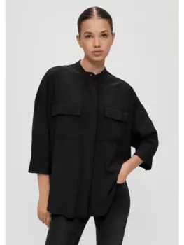 Блуза QS langarm, черный