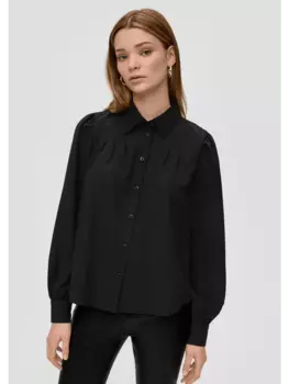 Блуза QS langarm, черный