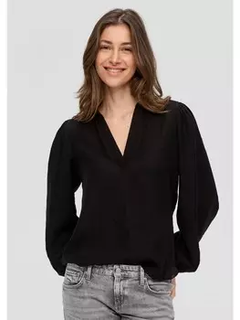 Блуза QS langarm, черный