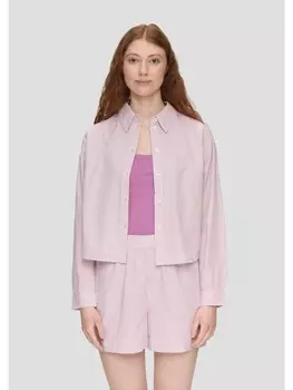 Блуза QS langarm, цвет creme-lila