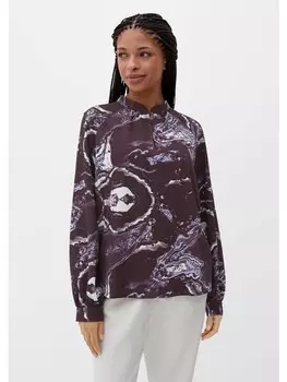 Блуза QS langarm, фиолетовый