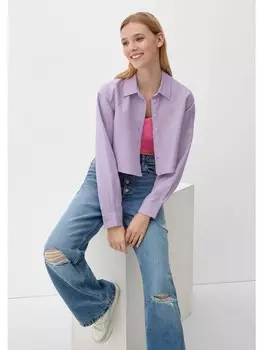 Блуза QS langarm, фиолетовый