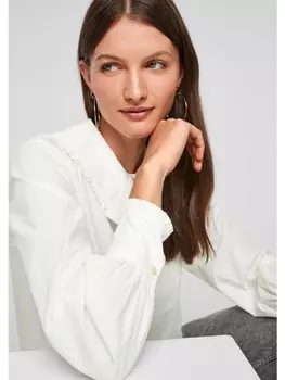 Блуза QS langarm, кремовый