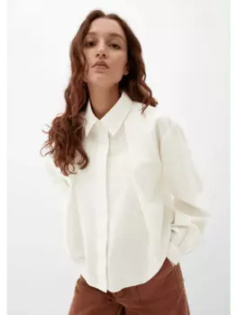 Блуза QS langarm, кремовый