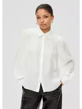 Блуза QS langarm, кремовый