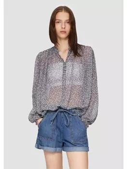 Блуза QS langarm, серый