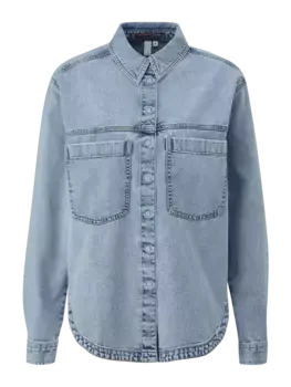 Блуза QS langarm, синий