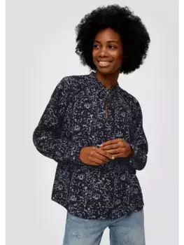 Блуза QS langarm, синий