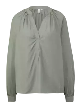 Блуза QS langarm, зеленый