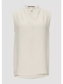 Блуза QS rmellos, кремовый