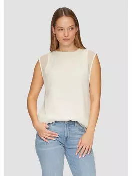 Блуза QS rmellos, кремовый
