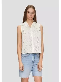 Блуза QS rmellos, кремовый