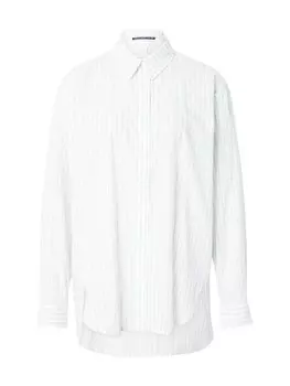 Блуза Qs, синий/белый