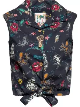 Блуза Queen Kerosin, черный