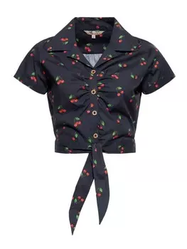 Блуза Queen Kerosin Cherry, черный