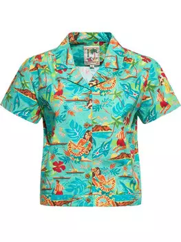 Блуза Queen Kerosin, зеленый