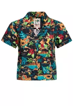 Блуза Queen Queen Kurzarm, черный