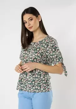 Блуза QUIOSQUE, зеленый