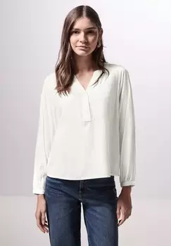 Блуза RAGLAN IN UNIFARBE Street One Studio, молочный