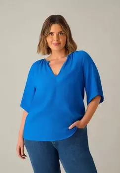 Блуза RAGLAN SLEEVE Live Unlimited London, синий