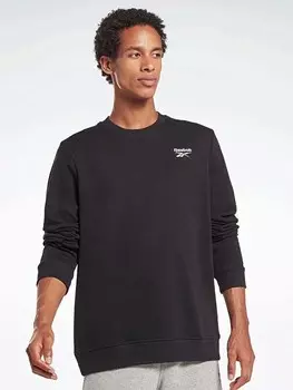 Блуза Reebok RI FT Left Chest Crew, черный