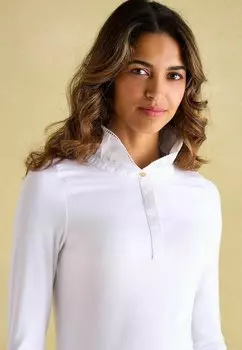 Блуза REGULAR FIT FRILLED NECK Tom Joule, белый