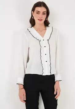 Блуза REGULAR FIT LELA, бежевый