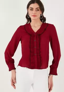 Блуза REGULAR FIT LELA, бургундия