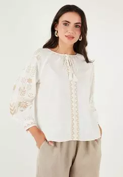 Блуза REGULAR FIT LELA, кремовый