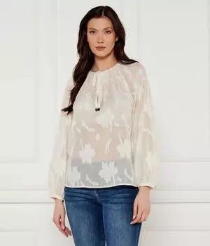 Блуза Regular fit Liu Jo, бежевый
